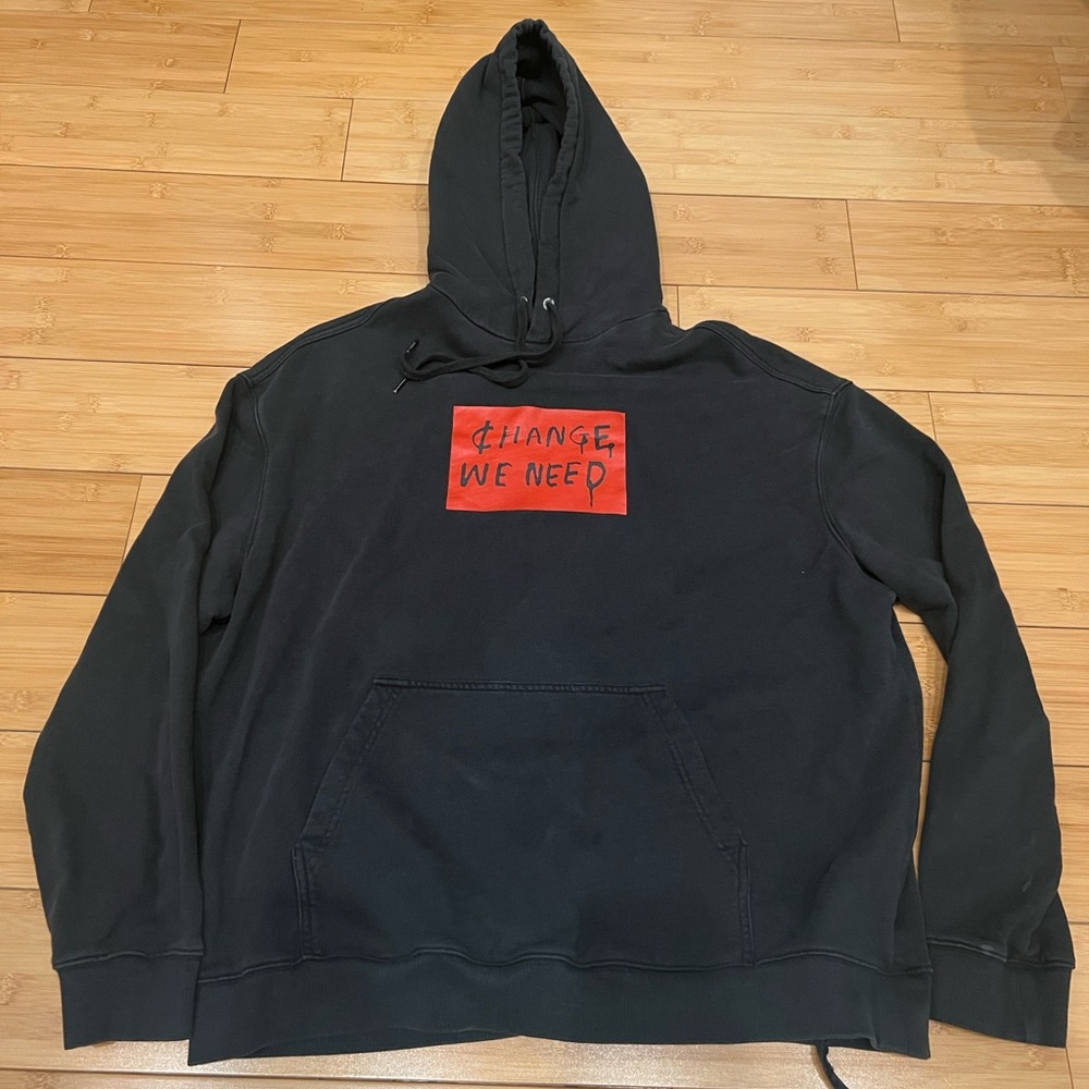 Ksubi Black Hoodie with Red Graphic